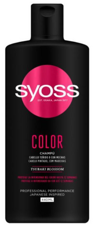 SYOSS SZAMPON 440 ML WŁOSY FARBOWANE/ SHAMPOO INTENSE COLOR 6/216/1296 ***