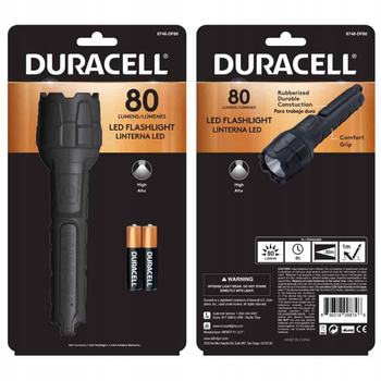 DURACELL LATARKA GUMOWA 80 LM 2AA