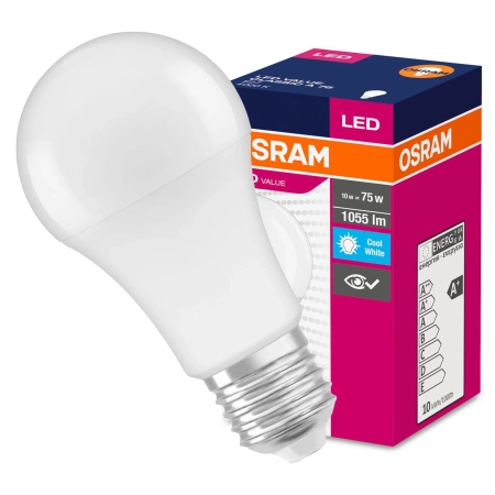 OSRAM Żarówka LED A60 E27 10W 75W 1055lm 4000K