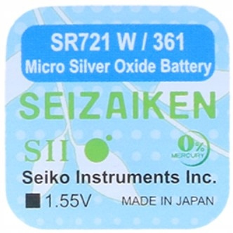 SEIZAIKEN bateria srebrowa SR721W / 361 BL1