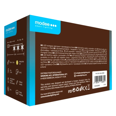 Lampki gwiazd. BAT modee 1,35m WARM 10LED ML-C3028