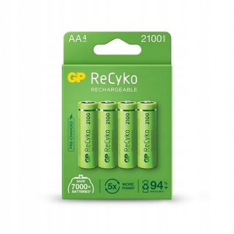 GP akumulatorki ReCyko+ AA 2100mAh NiMH 1.2V BL4
