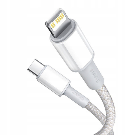 Baseus kabel USB Typ C - Lightning szybkie ładowanie Power Delivery 20 W 1 m biały CATLGD-02