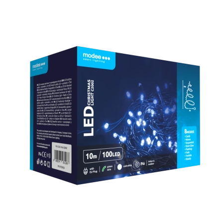 Lampki choinkowe modee 10m COLD 100LED ML-C2002