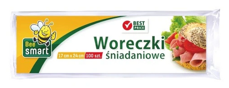 Woreczki Śniadaniowe Bee Smart 100 szt