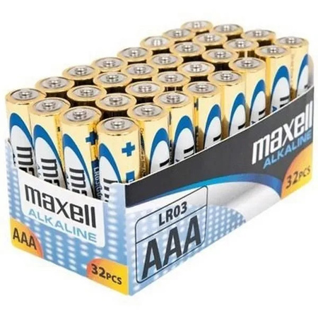 MAXELL bateria alkaliczna AAA 32 szt.
