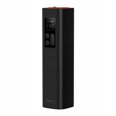 Baseus mini kompresor samochodowy pompka do kół na gniazdo zapalniczki czarny CRCQ000001