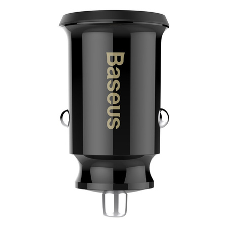 Baseus Grain Car Charger mini ładowarka samochodowa 2x USB 3.1A czarny CCALL-ML01 