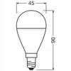 OSRAM 3x Żarówka LED KULKA E14 P45 7W = 60W 3000K