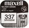 MAXELL bateria srebrowa 337 / SR416SW BL1x10 /zestaw