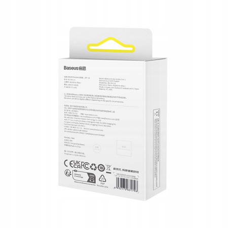 Baseus Adapter HDMI 2w1 4K 60Hz dwukierunkowy AirJoy - czarny