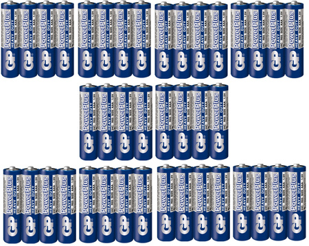 GP bateria Zinc-Carbon Heavy Duty PowerPlus AAA 40 szt. - zestaw