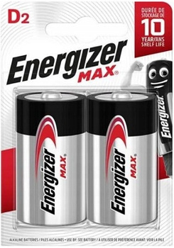 ENERGIZER Bateria alkaliczna MAX LR20 D bl.2