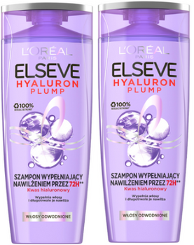 ELSEVE SZAM. 400ML HYALURON PLUMP MOISTURE/WYPEŁNIAJĄCY NAWILŻENIEM PRZEZ 72H 6/240/1470 PLx2 /zestaw