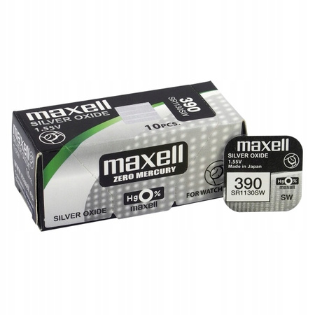 MAXELL bateria srebrowa 390 / SR1130SW BL1