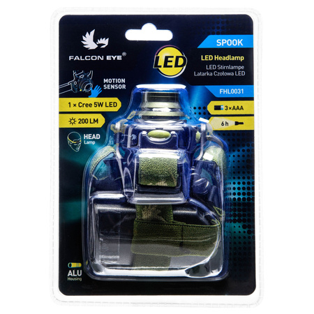 Mactronic Latarka czołowa Falcon Eye Spook - 200 lumenów