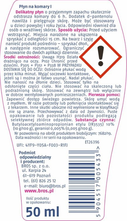 Bros Płyn na komary dla dzieci 50 ml 