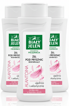 BIAŁY JELEŃ ŻEL POD PRYSZNIC 300ML ALANTOINA x3 /zestaw
