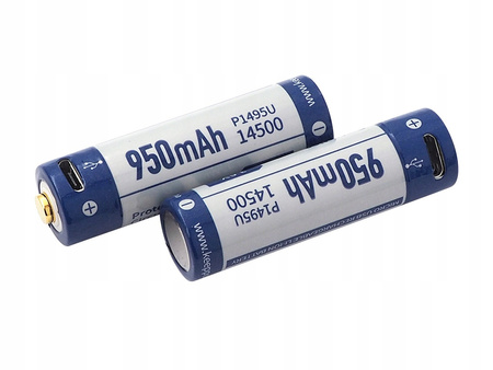 KeepPower akumulator ICR14500-95PCM 950mAh Li-ION m-USB, 2 szt.