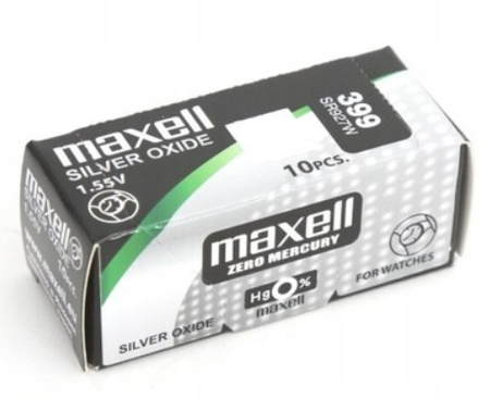 MAXELL bateria srebrowa 399 / SR927W BL1x10 /zestaw