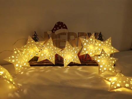 Lampki gwiazdy BAT modee 0,9m WARM 10LED ML-C3029