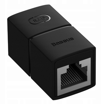 Baseus Złączka sieciowa łącznik kabli Ethernet RJ-45 AirJoy Series 1 szt. - czarna