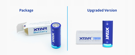 XTAR 26650-520PCM 5200mAH Li-ION Protected 3,7V 7A