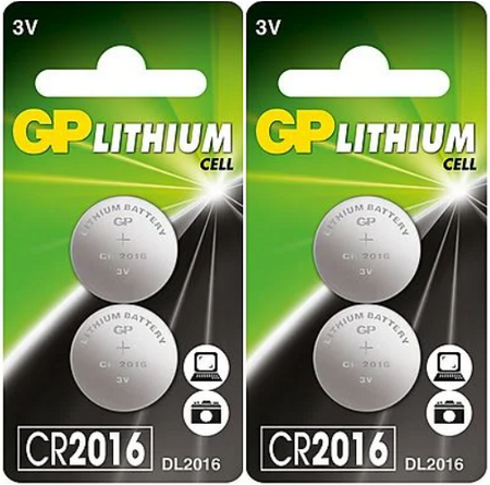 GP bateria litowa CR2016 BL2x2 /zestaw