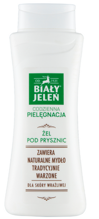 BIAŁY JELEŃ ŻEL POD PRYSZNIC 300ML NATURAL x3 / zestaw