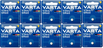 VARTA bateria srebrowa 364 / SR621SW / SR60 BL10 - zestaw