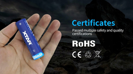 XTAR 18650-330PCM 3300mAh Li-ION Protected 3,7V 10A