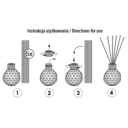  dyfuzor zapach. VD-001-459 biały bursztyn