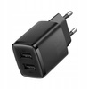 Baseus Compact ładowarka sieciowa 2x USB 10.5W czarny CCXJ010201