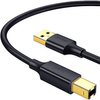 UGREEN kabel USB Typ B do drukarki męski - USB 2.0 męski 480 Mbps 1 m czarny US135 20846