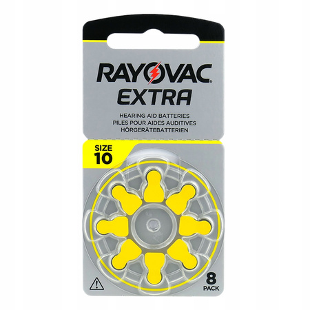 RAYOVAC Baterie słuchowe 10 Extra 8szt.x10 /zestaw