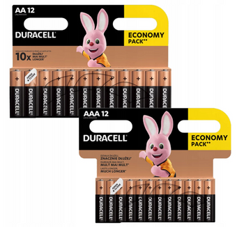 DURACELL LR3 + LR6 BASIC / zestaw 24 szt.
