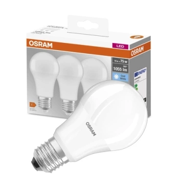 OSRAM 3x Żarówka LED E27 10W = 75W 1055lm 4000K