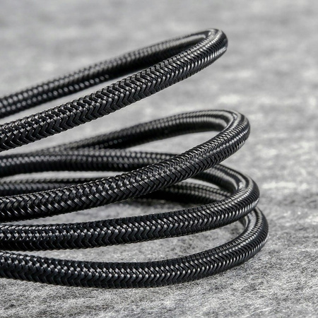 Baseus kabel przewód USB 4w1 Lightning / 2x USB Typ C / micro USB w nylonowym oplocie 3.5A 1.2m czarny CA1T4-B01