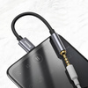 Baseus Adapter L54 do słuchawek USB-C / mini jack 3.5mm DAC 24 bit 48 KHz - szary
