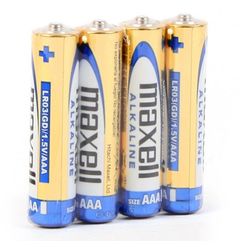 MAXELL bateria alkaliczna AAA 4 szt. - stare