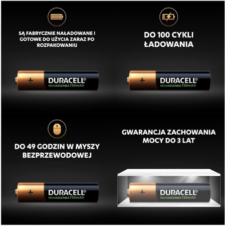 DURACELL HR3 AAA 750 BL4