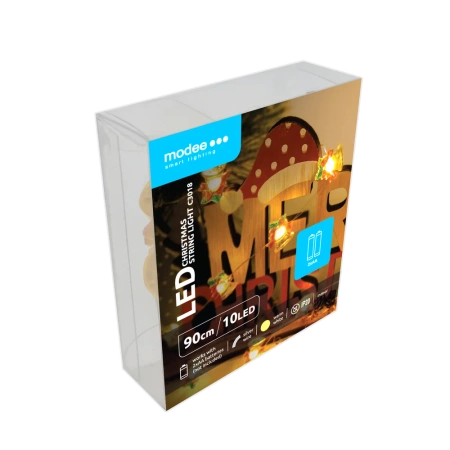 Lampki dzwon. BAT modee 0,9m WARM 10LED ML-C3018