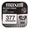 MAXELL bateria srebrowa 377 / SR626SW 10 szt.