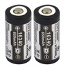 XTAR 16340 / R-CR123 3,7V Li-ION 650mAh z zabezpieczeniem 2 szt. /zestaw