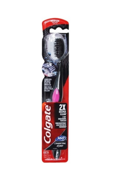 COLGATE SZCZOTECZKA 360 CHARCOAL BLACK ŚREDNIA