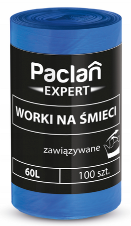 Worki na śmieci PACLAN 60L 100 szt.