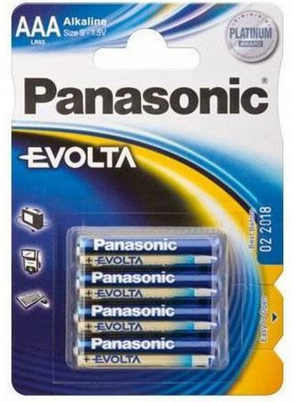 PANASONIC bateria alkaliczna Evolta AAA BL4