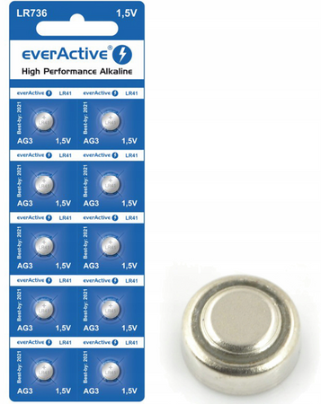 everActive bateria alkaliczna LR41 / L736F / AG3 bl.10