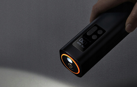 Baseus mini kompresor samochodowy pompka do kół na gniazdo zapalniczki czarny CRCQ000001