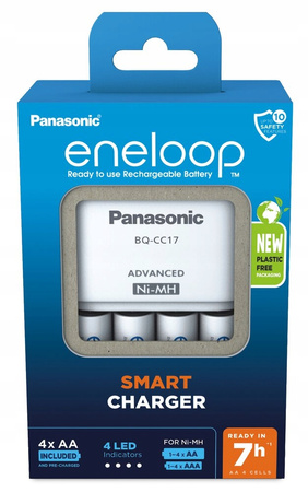 ENELOOP Ładowarka BQ-CC17 + 4 x AA 2000 mAh